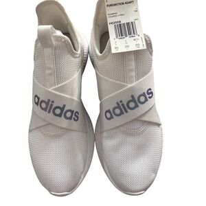 Adidas Puremotion Adapt Running Shoes White Slip On Sneakers Women's Size 8.5